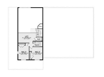 Second Floor for House Plan #5032-00369