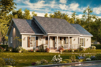 Country House Plan #699-00427 Elevation Photo