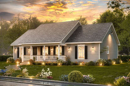 Country House Plan #699-00427 Elevation Photo