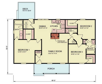 Main Floor  for House Plan #699-00427