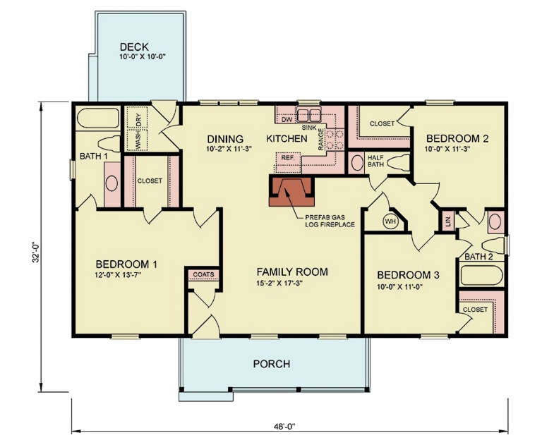 House Plan House Plan #33729 Drawing 1