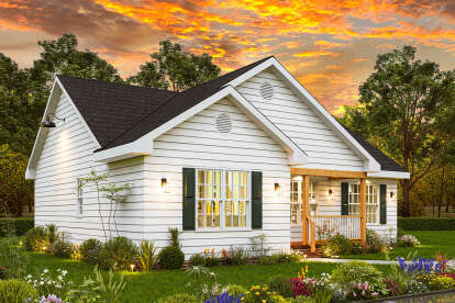 Country House Plan #699-00428 Elevation Photo