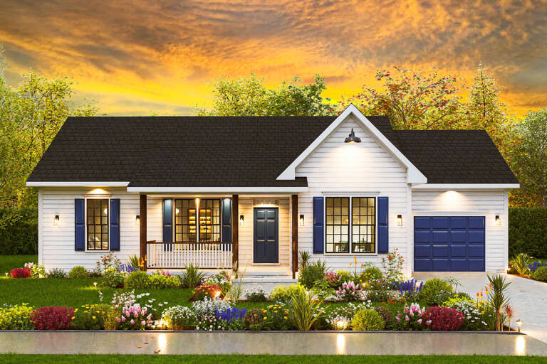 House Plan House Plan #33731 Front Elevation 