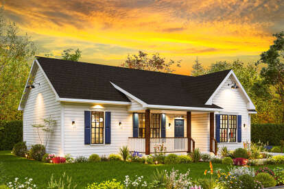 Country House Plan #699-00429 Elevation Photo