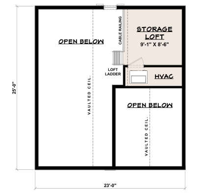 Storage for House Plan #6407-00002
