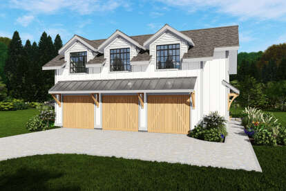 Modern Farmhouse House Plan #3571-00033 Elevation Photo