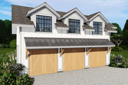Modern Farmhouse House Plan #3571-00033 Elevation Photo