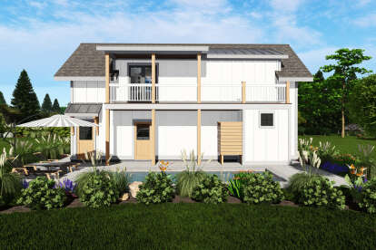 Modern Farmhouse House Plan #3571-00033 Elevation Photo