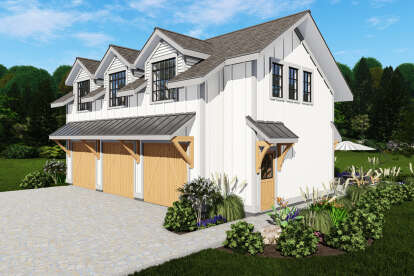 Modern Farmhouse House Plan #3571-00033 Elevation Photo