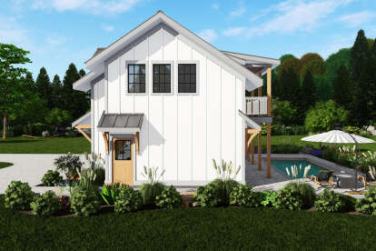 Modern Farmhouse House Plan #3571-00033 Elevation Photo