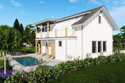 Modern Farmhouse House Plan #3571-00033 Elevation Photo