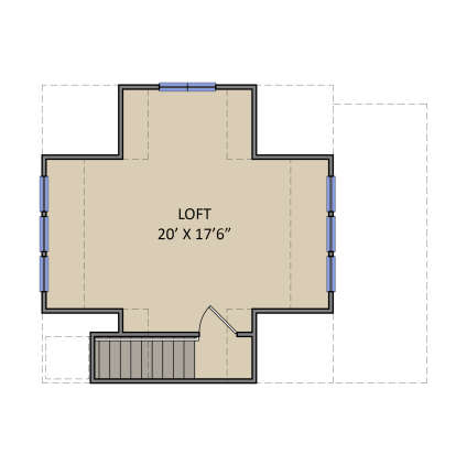 Loft for House Plan #3571-00036