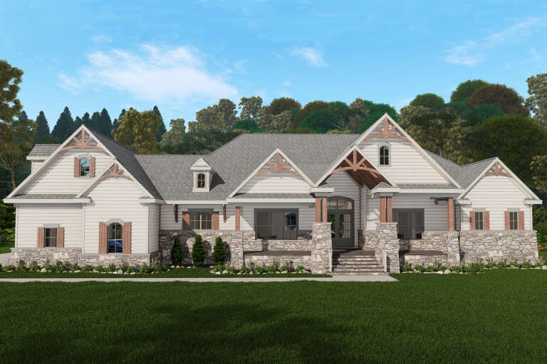 House Plan House Plan #33738 Front Elevation 