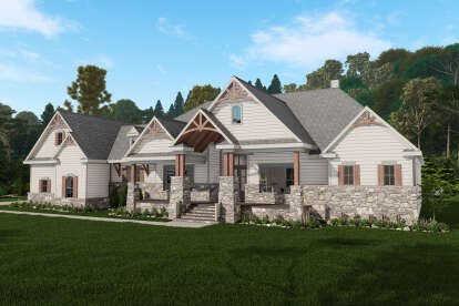 Craftsman House Plan #3571-00037 Elevation Photo