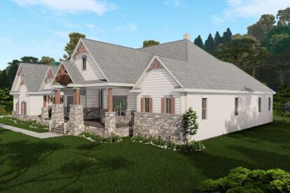 Craftsman House Plan #3571-00037 Elevation Photo