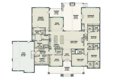 Main Floor for House Plan #3571-00037