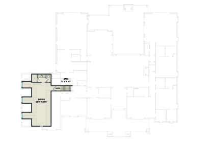 Bonus Room for House Plan #3571-00037