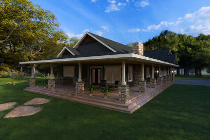 Craftsman House Plan #5801-00002 Elevation Photo