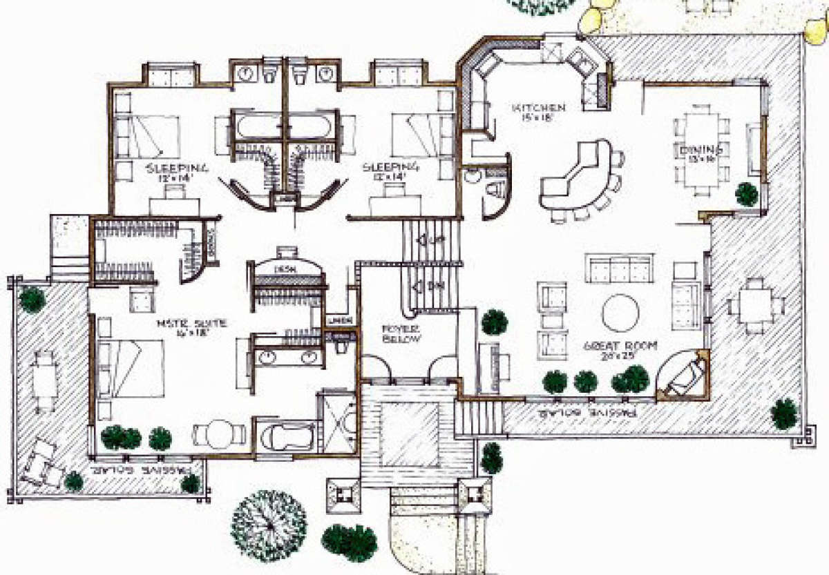Floorplan 2 for House Plan #192-00035