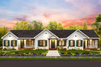 Country House Plan #699-00430 Elevation Photo