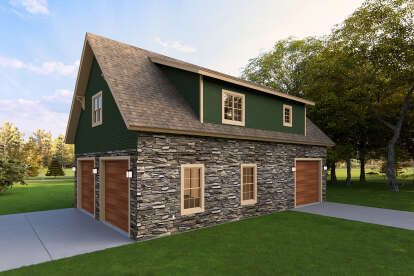 Craftsman House Plan #5801-00003 Elevation Photo