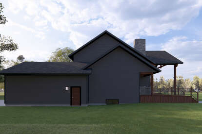 Modern House Plan #5801-00004 Elevation Photo