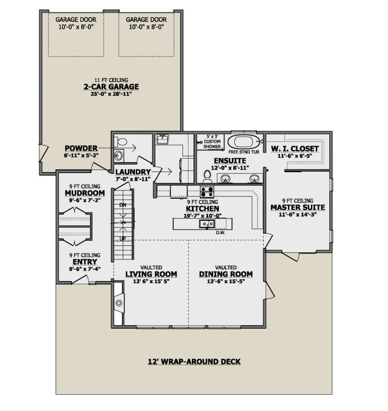House Plan House Plan #33743 Drawing 1