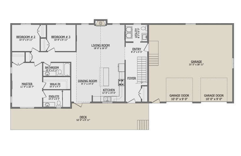 House Plan House Plan #33744 Drawing 1