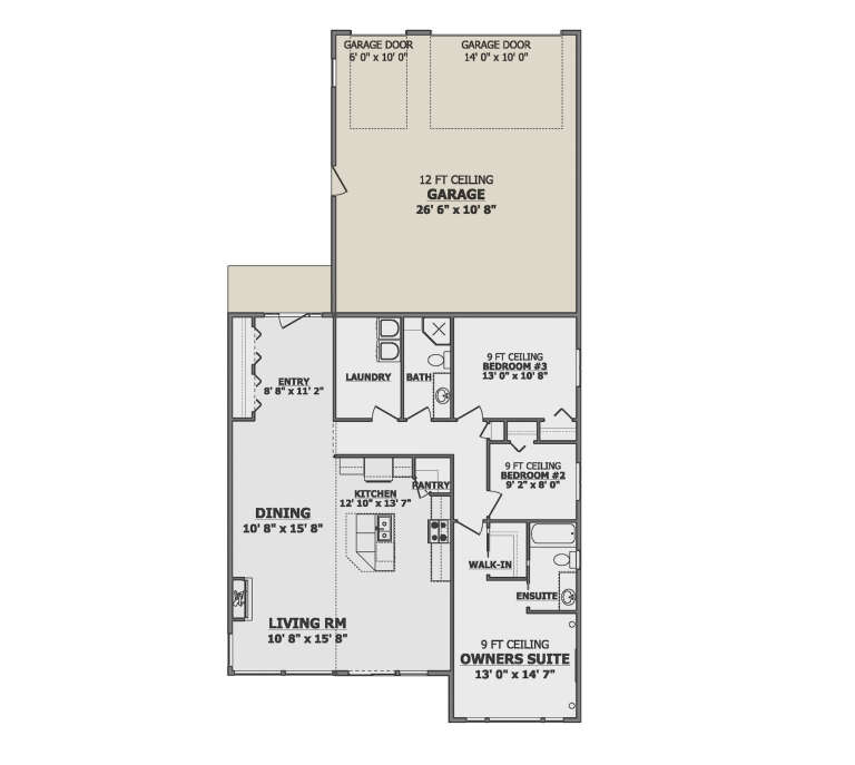 House Plan House Plan #33745 Drawing 1