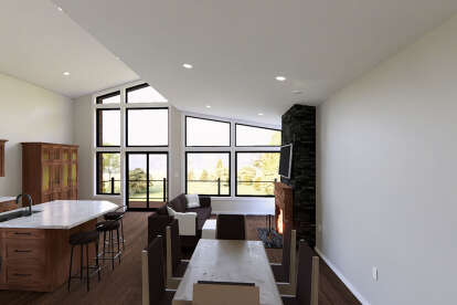 Contemporary House Plan #5801-00006 Additional Photo