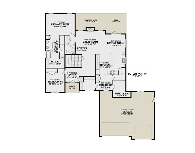 House Plan House Plan #33747 Drawing 1