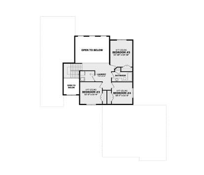 Second Floor for House Plan #5801-00008