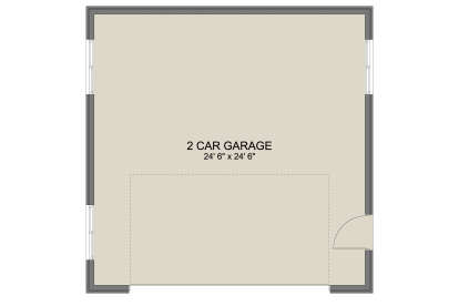 Garage Floor for House Plan #2802-00416