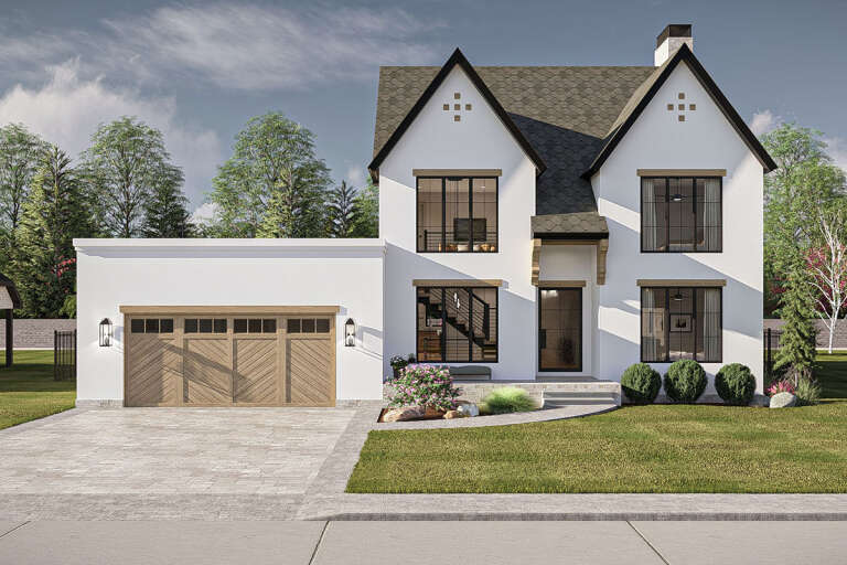 House Plan House Plan #33752 Front Elevation 