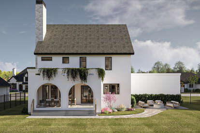 Modern Transitional House Plan #963-01172 Elevation Photo