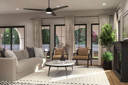 Modern Transitional House Plan #963-01172 Additional Photo