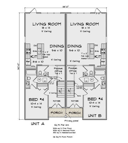 Main Floor for House Plan #4848-00487