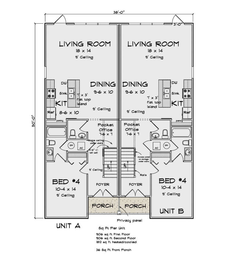House Plan House Plan #33754 Drawing 1