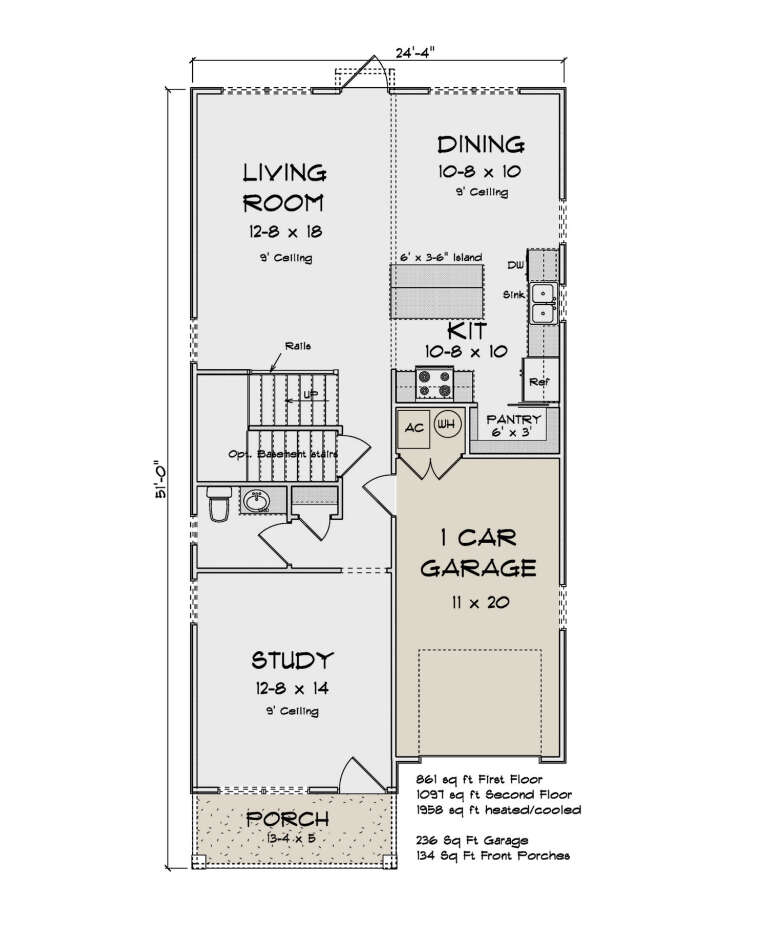 House Plan House Plan #33757 Drawing 1