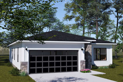 Modern House Plan #4848-00491 Elevation Photo