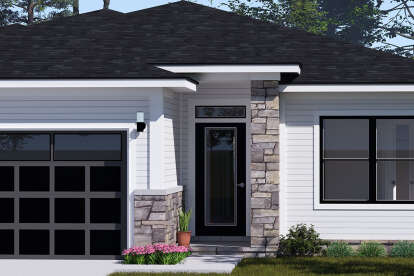 Modern House Plan #4848-00491 Elevation Photo