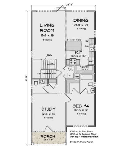 Main Floor for House Plan #4848-00492