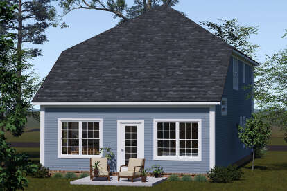 Traditional House Plan #4848-00493 Elevation Photo
