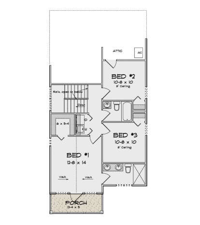 Second Floor for House Plan #4848-00493