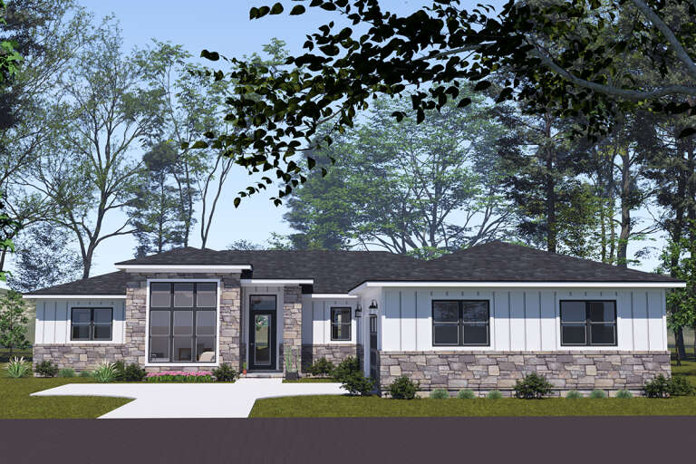 House Plan House Plan #33761 Front Elevation 