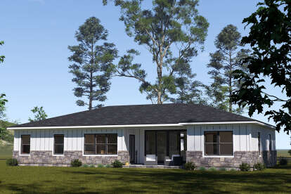 Modern House Plan #4848-00494 Elevation Photo