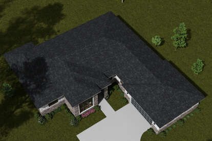 Modern House Plan #4848-00494 Elevation Photo