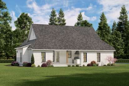 Modern Farmhouse House Plan #041-00400 Elevation Photo