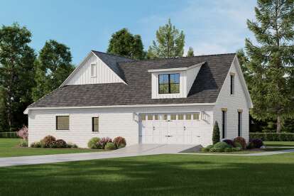 Modern Farmhouse House Plan #041-00400 Elevation Photo