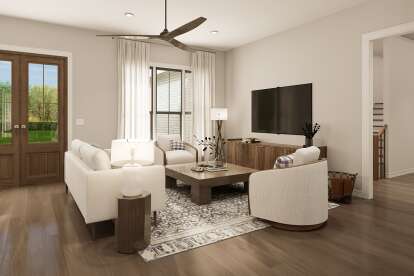Modern Farmhouse House Plan #041-00400 Additional Photo